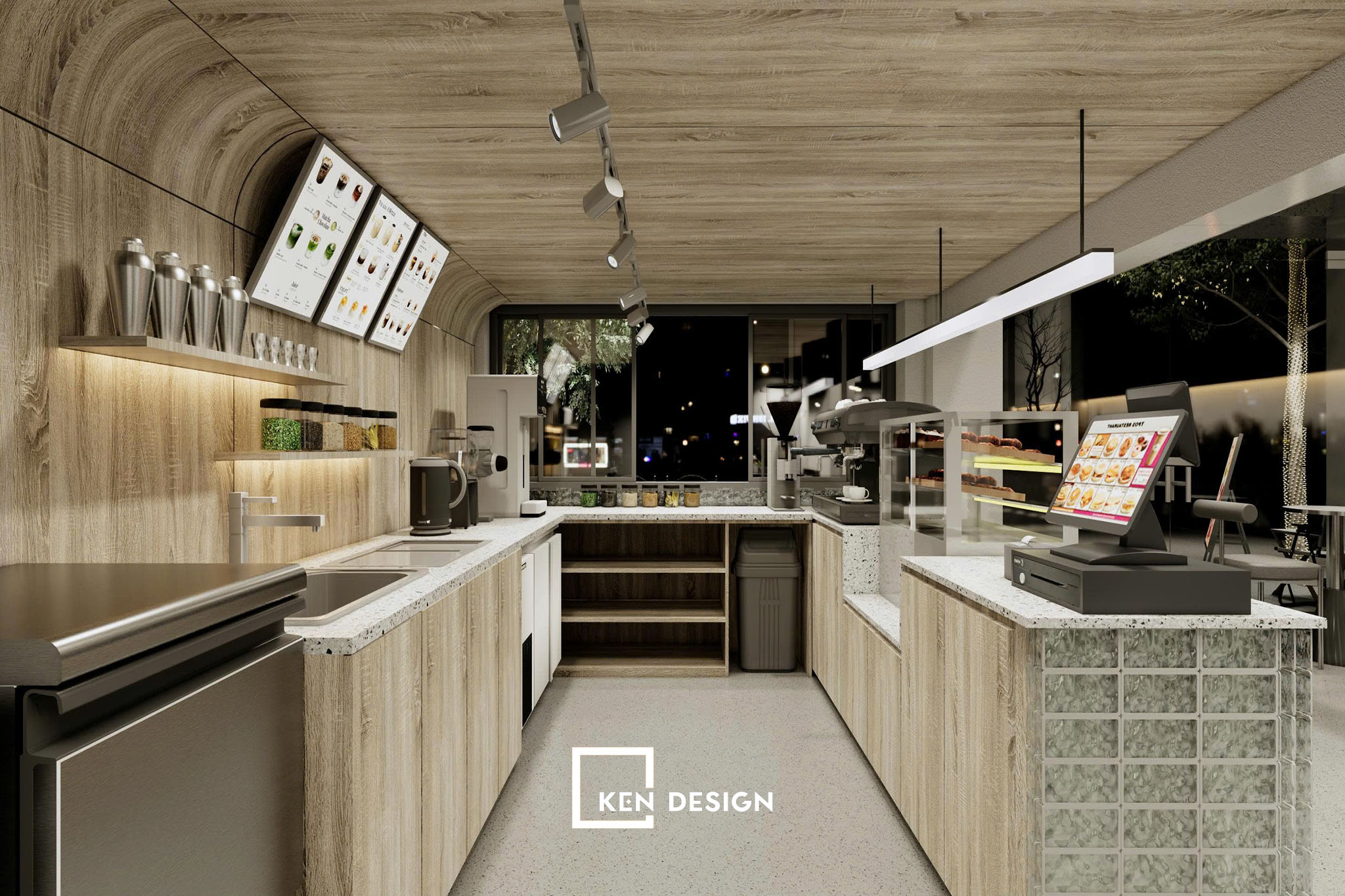 Thi công quán cafe Phiêu Thái Thịnh